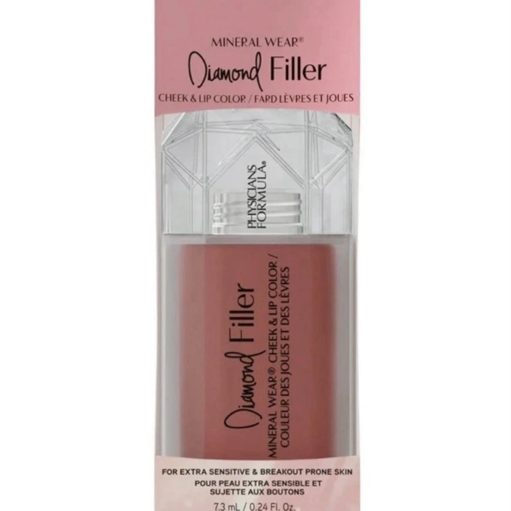 NWT PHYSICIANS FORMULA Cheek & Lip Color Mineral Wear Filler, Radiant Pink